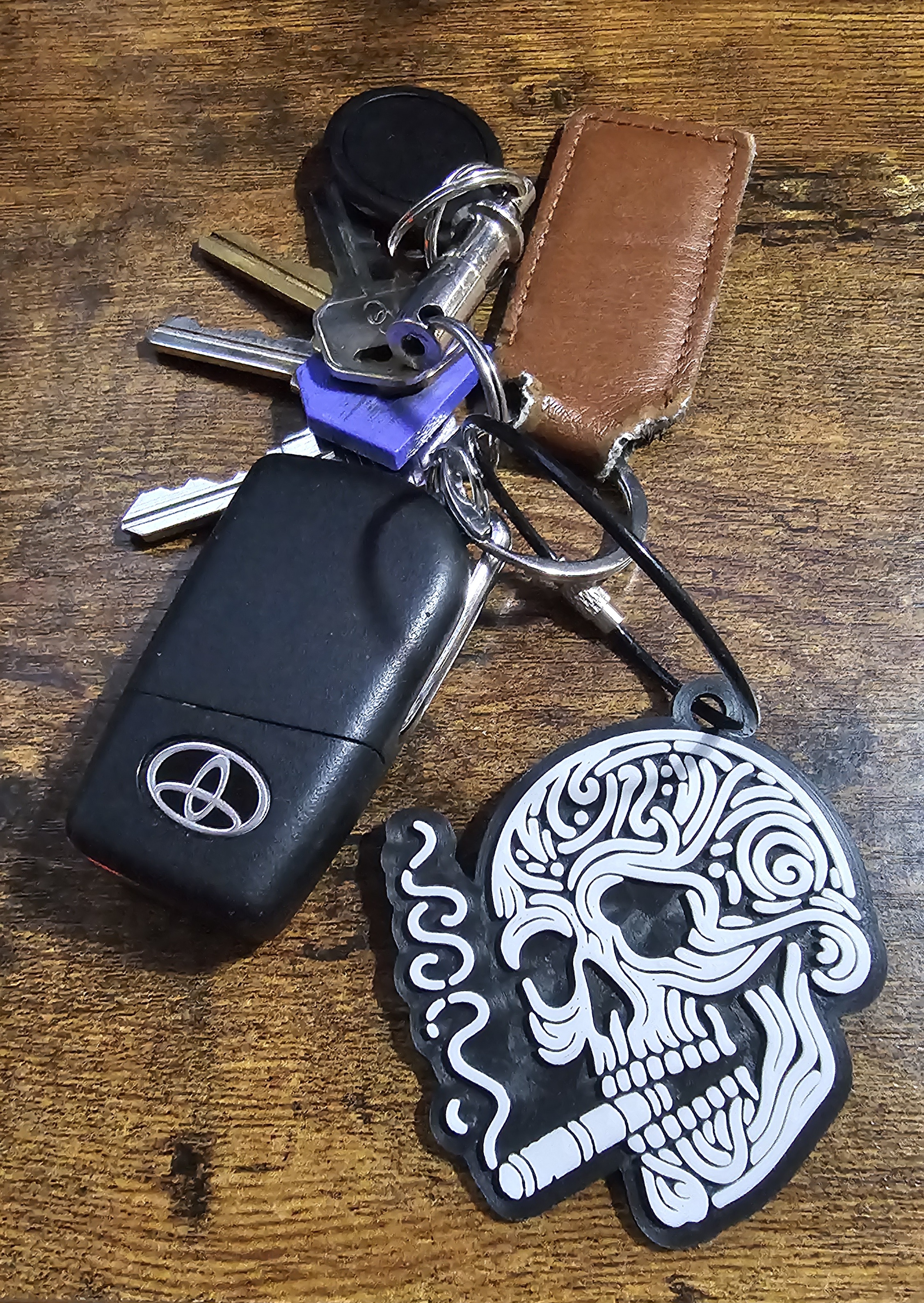 Custom Keychain - Personalized 3D printed keychain